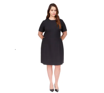 $135 Michael Kors Plus Size Chain-Trim Short-Sleeve Dress, Black, 1X | eBay Australia $135 Michael Kors Plus Size Chain-Trim Short-Sleeve Dress, Black, 1X | eBay Australia