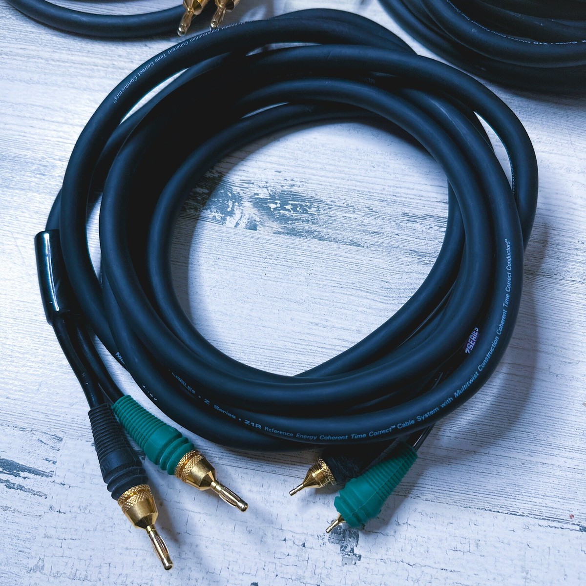 スピーカーケーブル　バナナプラグ　145cm　MONSTER CABLE　Z1R Monster Z-Series Z1R 15 and 10 Feet Audiophile Speaker