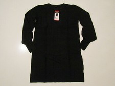 NWT Womens DALIA Black Above the Knee Sweater Dress L/S Medium M