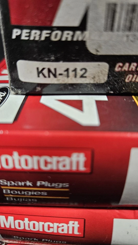 SET OF (12) BRAND NEW FORD MOTORCRAFT SP-485 DOUBLE PLATINUM SPARK PLUGS - Image 3 of 3