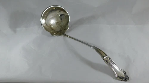 Sterling Silver 11 1/2" Soup Ladle  International La Rochelle 1909