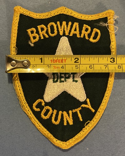 FLORIDA, BROWARD COUNTY SHERIFF'S OFFICE PATCH 3" - Picture 3 of 3