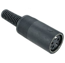5 x 4-Pin DIN Female Socket Connector