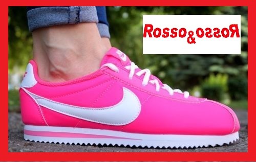 Scarpe NIKE CORTEZ NYLON CLASSIC Sneakers da Donna Ragazza Rosa Fucsia N 37,5 38 - Foto 1 di 6