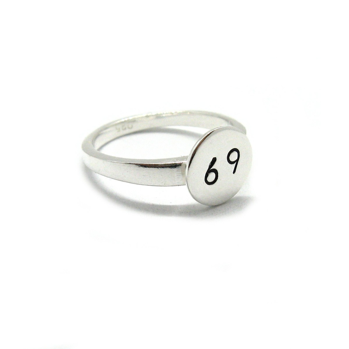Genuine sterling silver ring 69 solid hallmarked 925 R001926 | eBay
