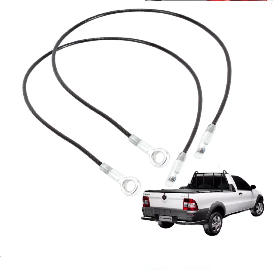 2 X TIRANTI PORTA PARETE POSTERIORE SPONDA BILATERALI PER FIAT STRADA 46548662 - Immagine 2 di 4