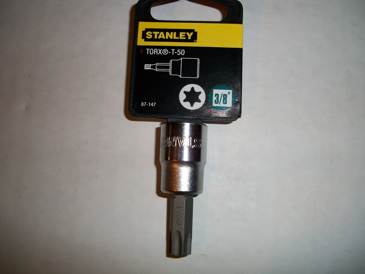 NEW STANLEY 3/8 INCH DRIVE TORX SOCKET T-50 | eBay