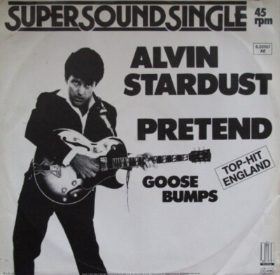 Alvin Stardust Pretend PAPER COVER Vinyl Single 12inch Stiff Records