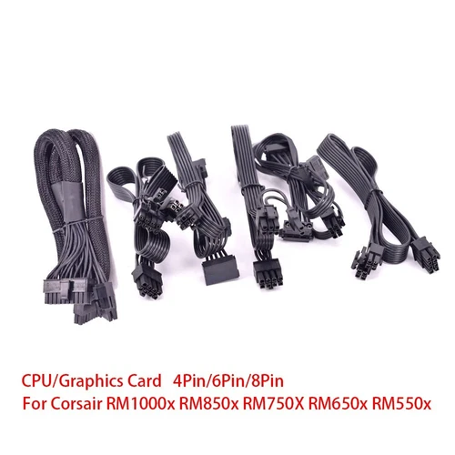 CPU Modular Power Supply Cable for Corsair RM1000x RM850x RM750X RM650x RM550x