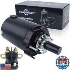 Ezamintaly Starter Motor and Solenoid Relay for Kohler Courage Engine, for Cu