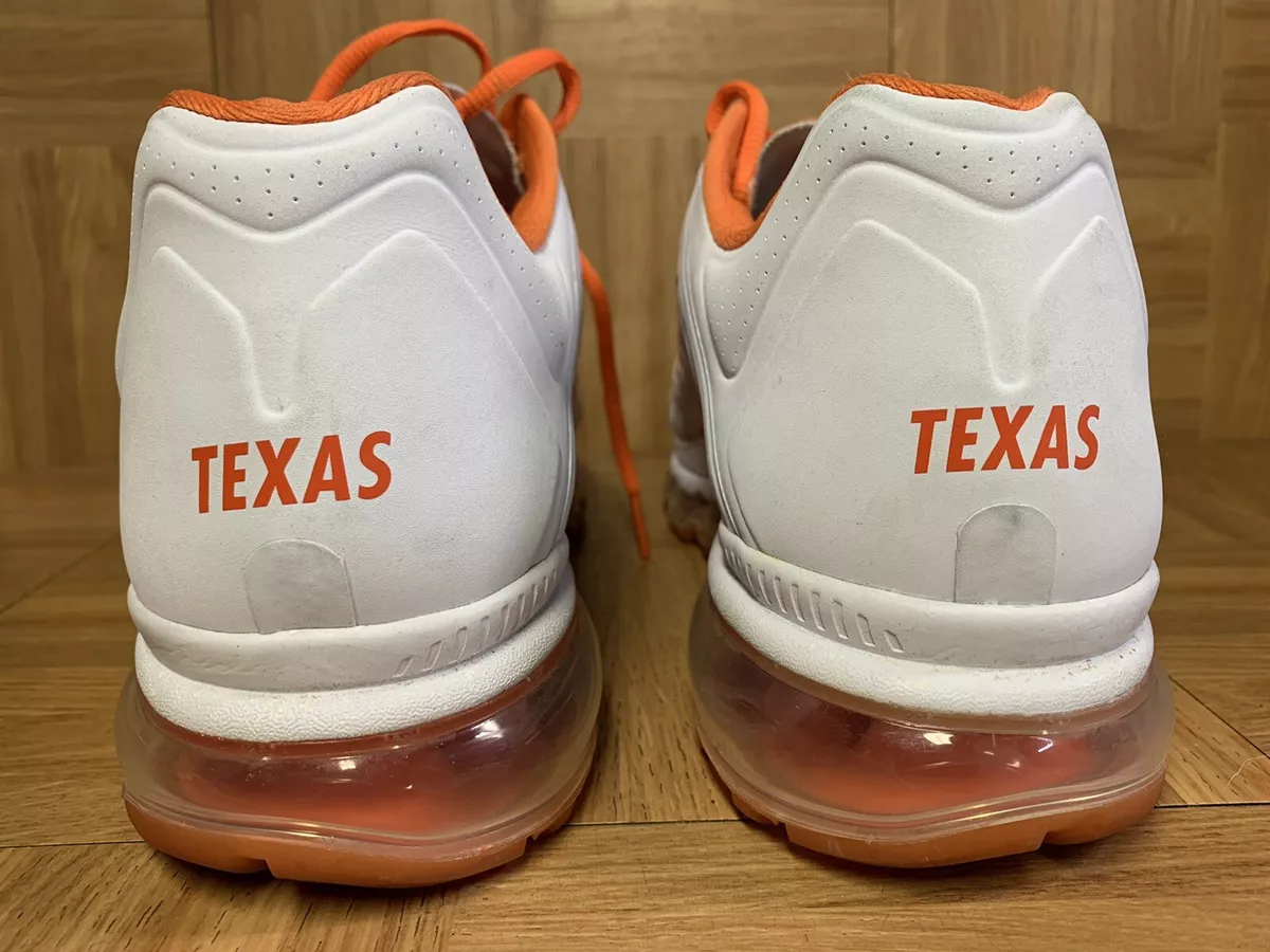 RARE Nike Air Max 2012 Custom NIKEID Texas Longhorns Sz 10.5W 533711 991 Men s