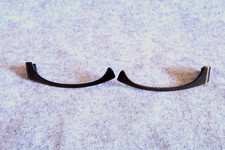 vintage eyeglasses browline aluminum brow pair brown 48