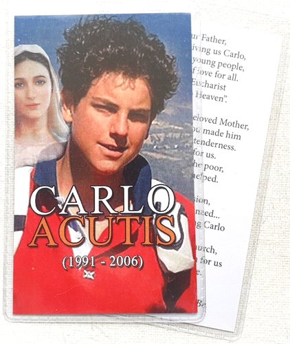 ST CARLO ACUTIS Prayer Card PACK OF THREE - Picture 4 of 8