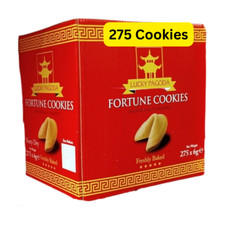Fortune Cookies Bulk Case 275 Individually Wrapped Cookies