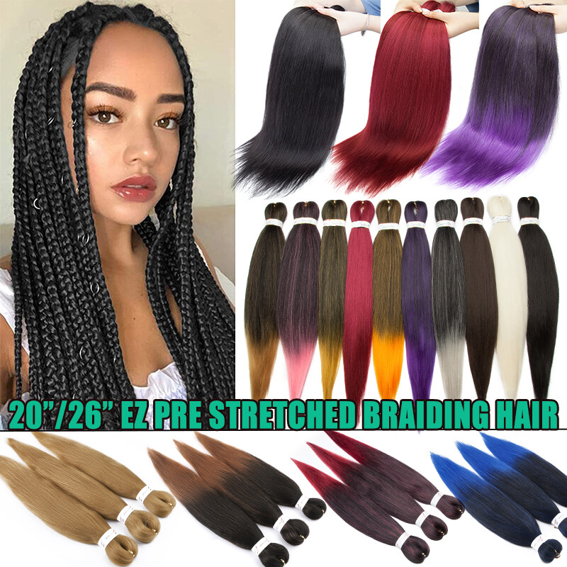 20"/26" EZ BRAID Pre-Stretched,Pre-Plucked,Pre-Pulled Easy Braid Box Braids Hair