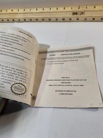 Nintendo NES Zapper Instruction Manual Booklet Only Has Some Damage On Cover.   