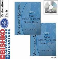 2006 Ford F250-F550 Super Duty Shop Service Repair Manual CD Engine Drivetrain