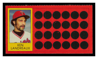 1981 Topps Scratchoffs #41 Ken Landreaux