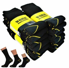 WORK Arbeitssocken 6-24 Paar schwarz Größe 39-46 AUSWAHL Socken Quaters Sneaker