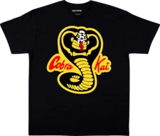Cobra Kai Shirt T-Shirt Karate Retro Apparel 80s New