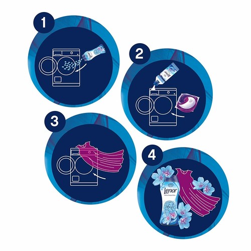 Lenor Wäscheparfüm Goldene Orchidee Wäsche Waschmaschine Waschmittel 210 g - Bild 4 von 5