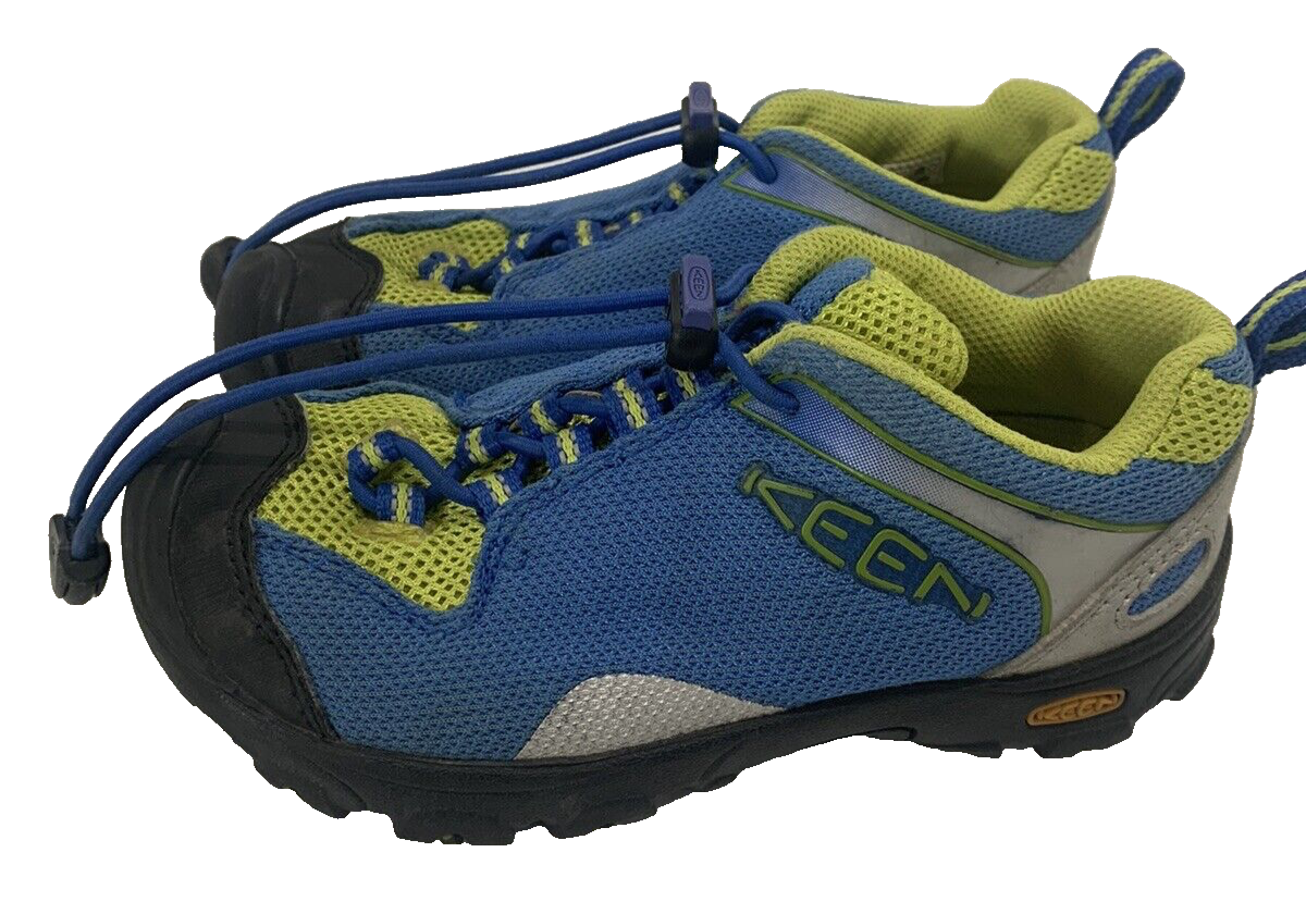 Scarpe Keen Jamison ragazzo US 12 blu maglia scarpe da trail running