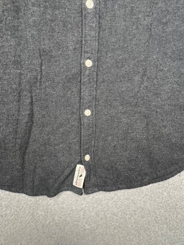 Abercrombie Kids Fleece Long Sleeve Button Up Shirt Boys Youth Kids 13/14 Gray - Picture 4 of 12