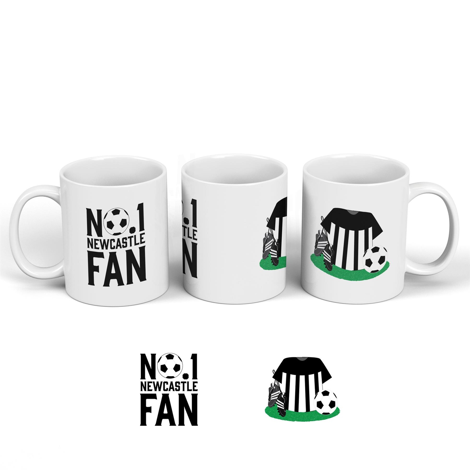 Newcastle Football Team Number One Fan On Ceramic Classic Mug