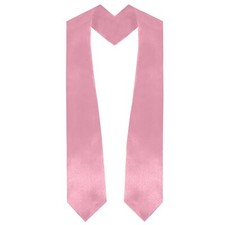 Unisex Adult Plain Graduation Stole/Sash 60" long