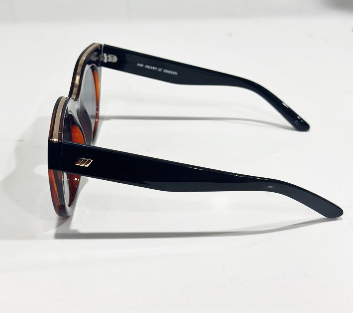 Le Specs Tortoise Air Heart 2002311 Oversized Chunky 
