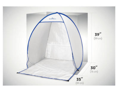 Pop Up Spray Shelter Portable Lightweight Paint Booth Clean Project Area w/ Bag