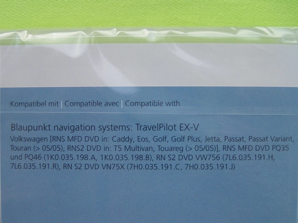 NEU NAVIGATION EX-V VX EUROPA 2020 VW RNS MFD 2 DVD RN S2 T5 TOUAREG PASSAT 3C - Bild 3 von 4