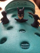 3D 3 Piece Batman Shoe Charm For Your Crocs.