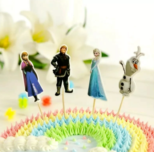 24PCS Frozen Cupcake Cake Topper Party Supplies Birthday Decoration - Picture 1 of 8