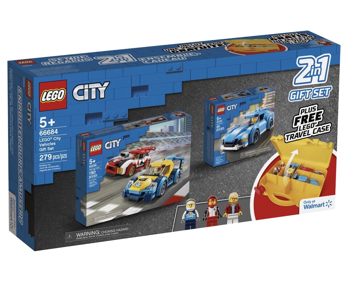 Lego City Vehicles in Gift Set 66684 Combo Includes 60256