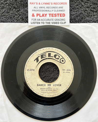 Mighty Dougla Dance Me Lover / The Laziest Man 7'' IMPORT 1961 G+ VIDEO CALYPSO