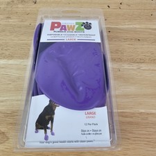 Protex Pawz Unisex Large Dog Boots Purple Reusable Disposable Paw Protectors
