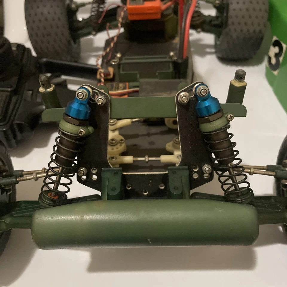 Rare Vintage Traxxas Blue Eagle LS Original Team Novak Parts Etc TRX-T - Image 3 of 4