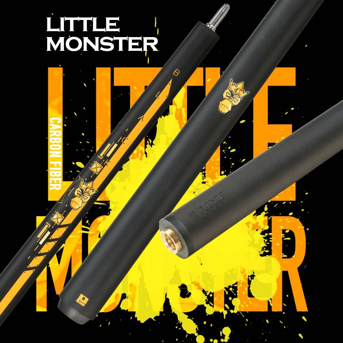 Little Monster 58In Carbon Energy Break Jump Billiard Pool Cue