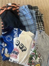 Boys Shorts Pajams Bundle 5t Lot Of 5