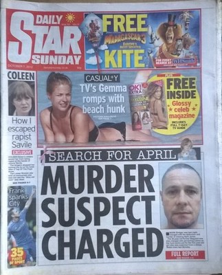 SUNDAY STAR 7. Oktober 2012 - Gemma Atkinson, Coleen Nolan, Kelly Brook, Lucy Pinder