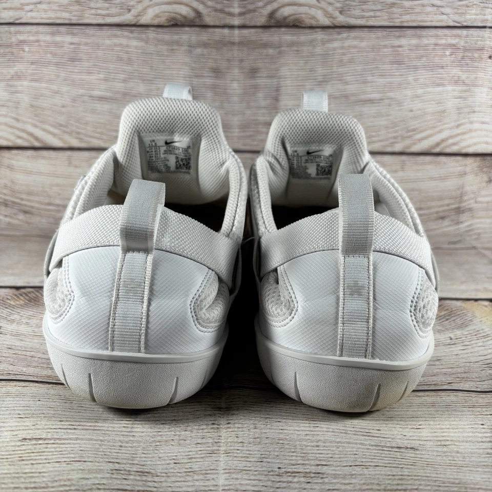 Nike Air Zoom Pulse Mens Size 11.5 Nurse Shoes CT1629-100 White Slip-On - Image 4 of 4