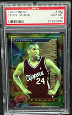 1993-94 Topps Finest Terry Dehere PSA 10 #192 - Clippers