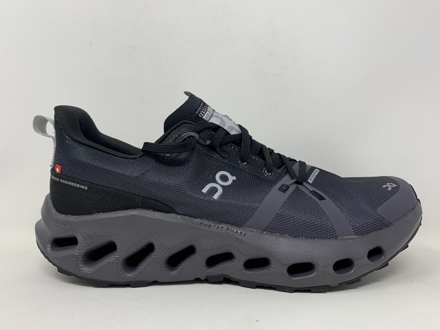 Women's On Cloudsurfer Trail Waterproof, Black/Eclipse, 8.5 B