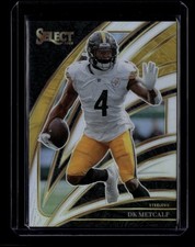 2025 Panini Select DK Metcalf #253 Club Level Silver Prizm Steelers