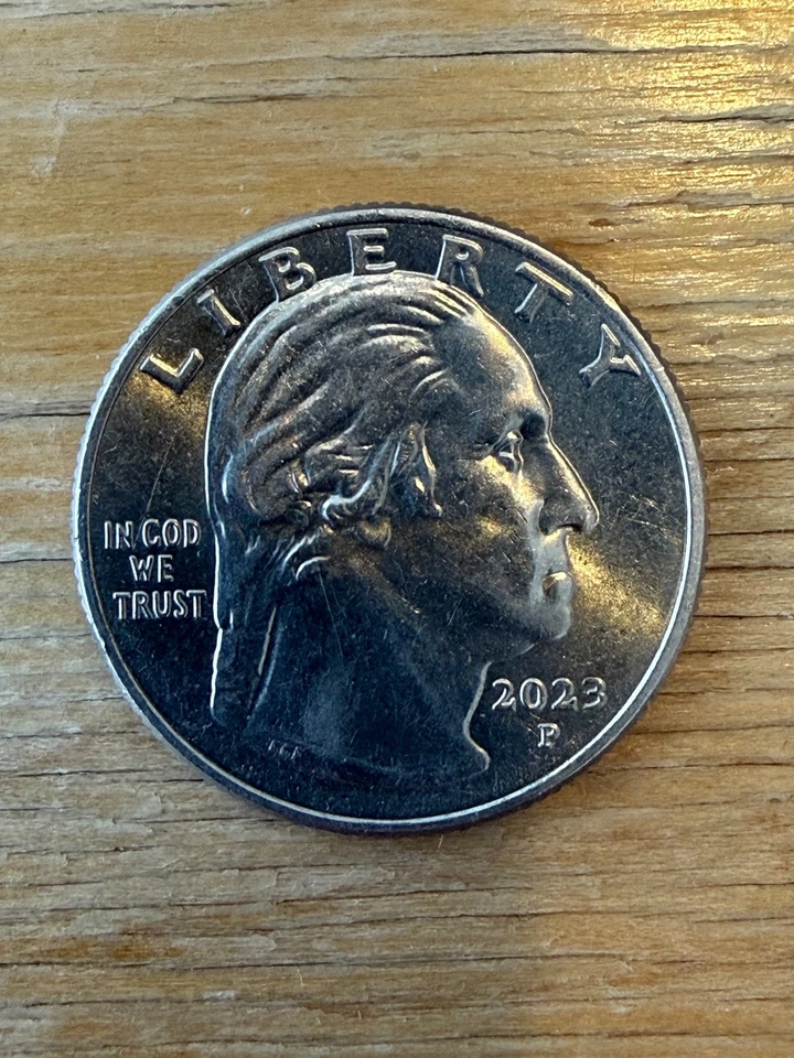 Jovita Idar Quarter 2023 P Mint Error Coin with 'In Cod We Trust' - Image 2 of 4