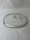 PYREX DC 1 1/2 C Oval REPLACEMENT Glass Lid Corning Ware 33 Casserole LID ONLY