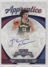 2021-22 Panini Chronicles Apprentice Signatures Blue 36/75 Jordan Nwora Auto ms9