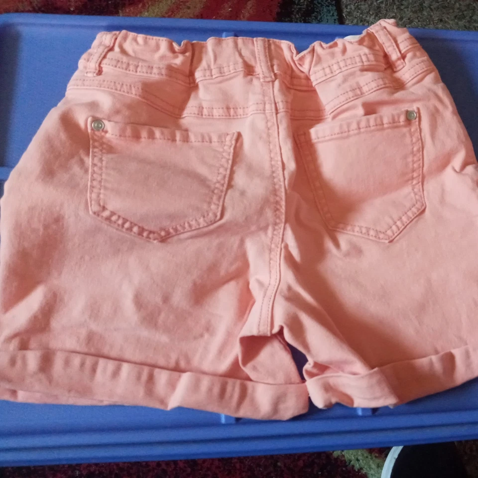 Pantalones Cortos Coral Charlotte Cato Niñas Talla 16 Cintura Ajustable Foto 2 de 2