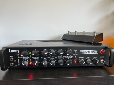 Laney Ironheart IRT-Studio 15 W Röhren Gitarrenverstärker+Footswitch 19'' Rack